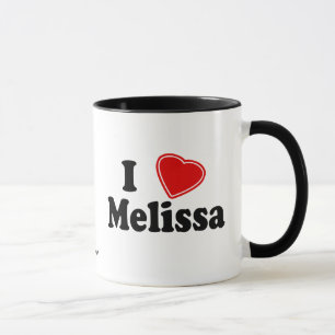 Taza Amo a Melissa