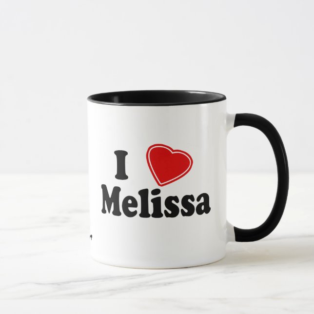Taza Amo a Melissa (Derecha)