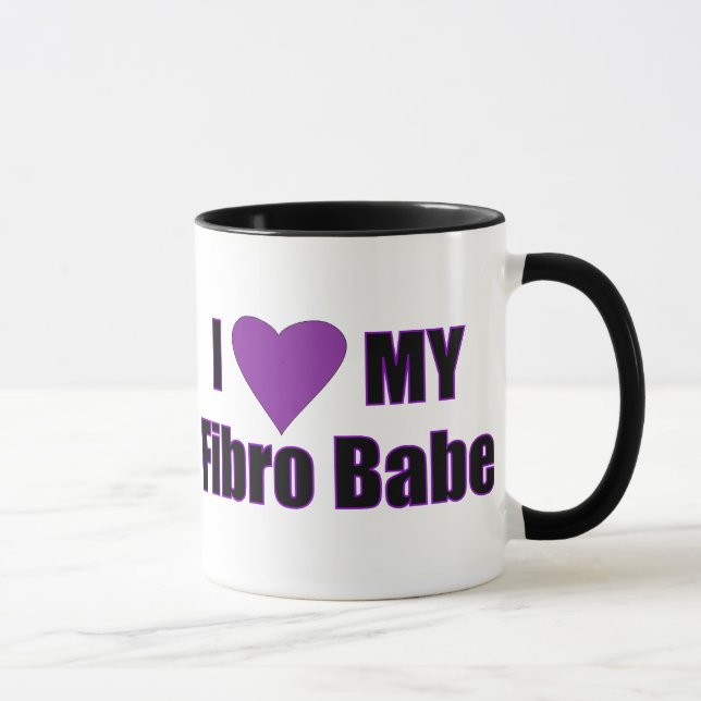 Taza Amo a mi bebé fibro (Derecha)