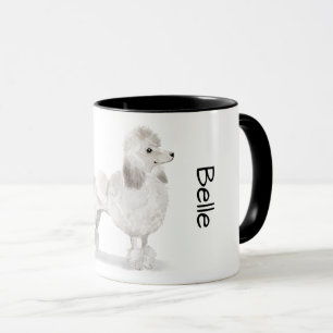 Taza Amo a mi Caniche (blanco)