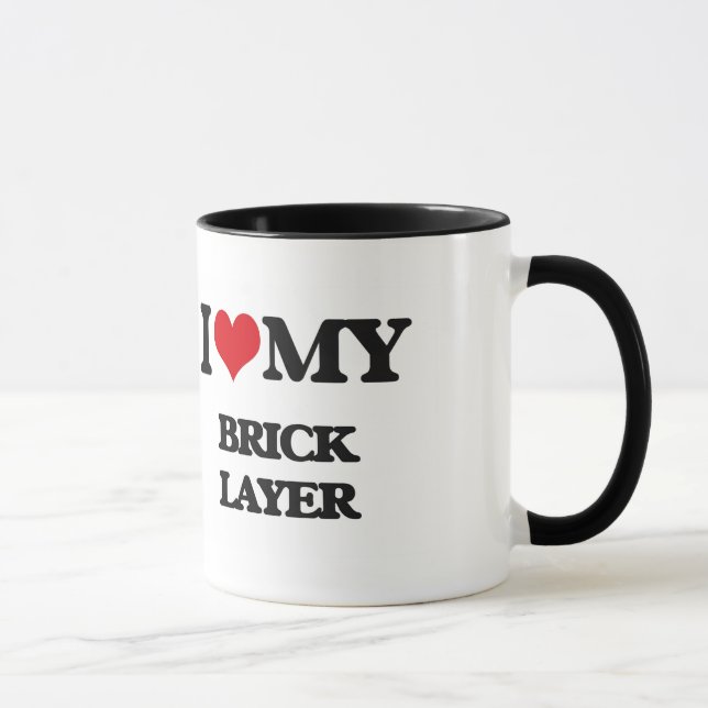 Taza Amo a mi capa de ladrillo (Derecha)