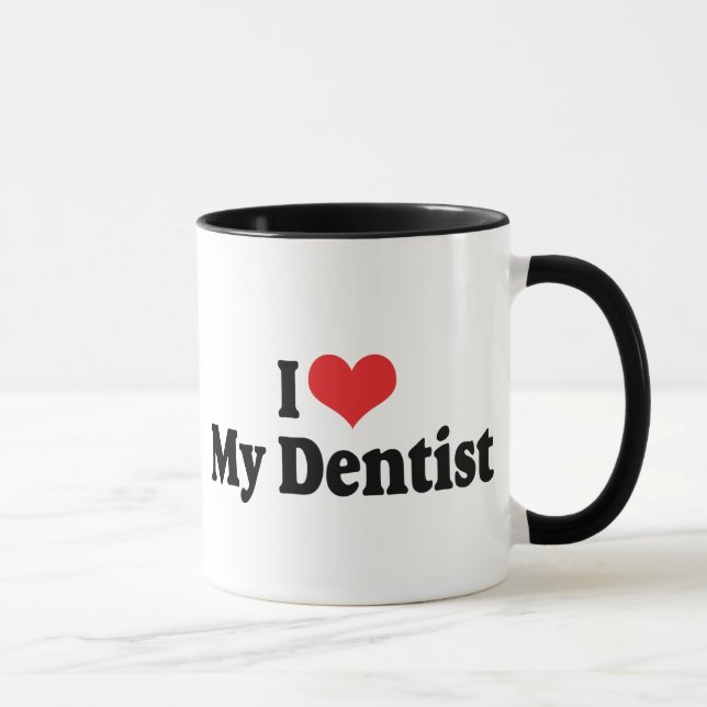 Taza Amo a mi dentista (Derecha)