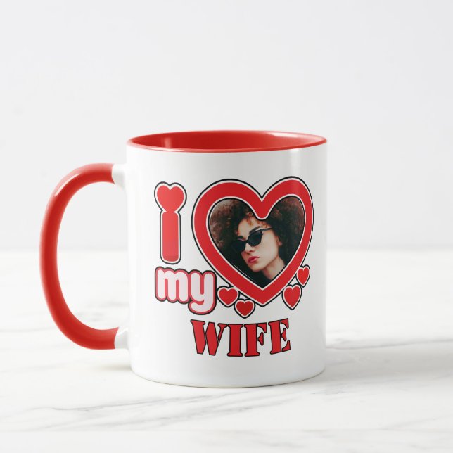 Taza Amo A Mi Esposa Personalizada (Izquierda)
