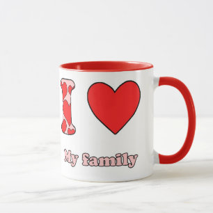 Taza Amo a mi familia