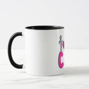 Taza Amo a mi gato – Diseño adorable para amantes de ma