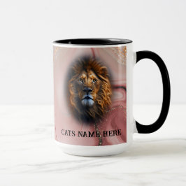 Taza Amo a mi gato Personalizado Texto personalizado ca