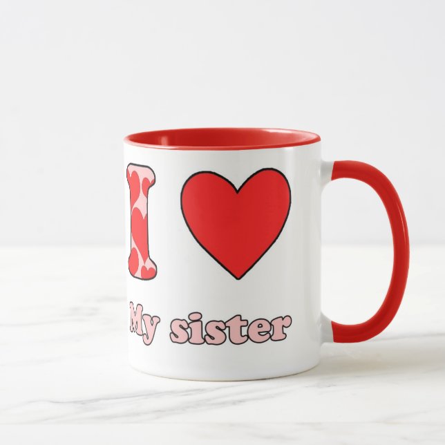 Taza Amo a mi hermana (Derecha)