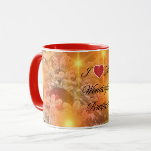 Taza Amo A Mi Hermano Maravilloso