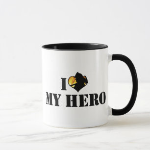 Taza Amo a mi héroe