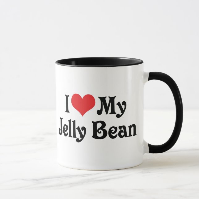 Taza Amo a mi Jelly Bean (Derecha)