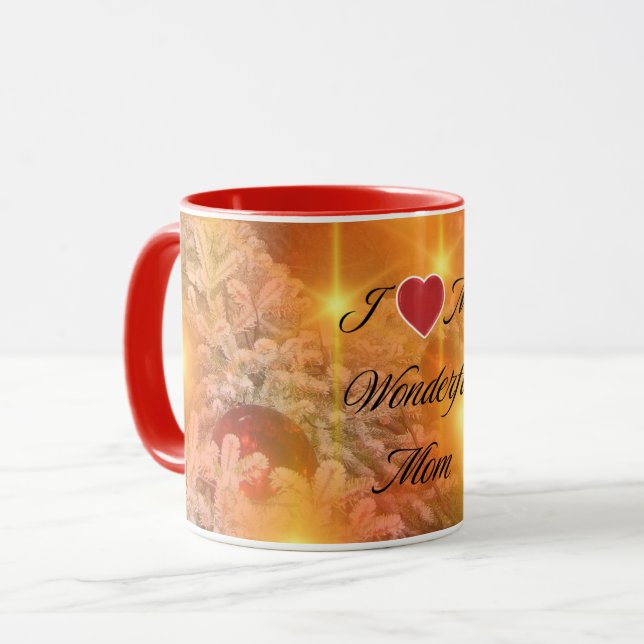 Taza Amo A Mi Madre Maravillosa (Anverso izquierdo)