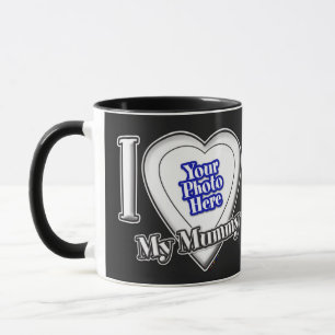 Taza Amo A Mi Mamá Con Tu Muñeca De Fotografía