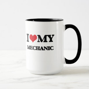 Taza Amo a mi mecánico
