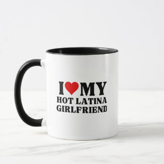 Taza Amo A Mi Novia Latina Caliente