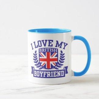 Taza Amo a mi novio británico