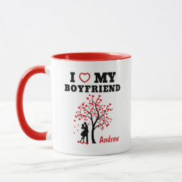 Taza Amo a mi novio dos tonos