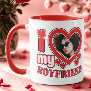 Taza Amo A Mi Novio Personalizado
