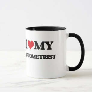 Taza Amo a mi optometrista