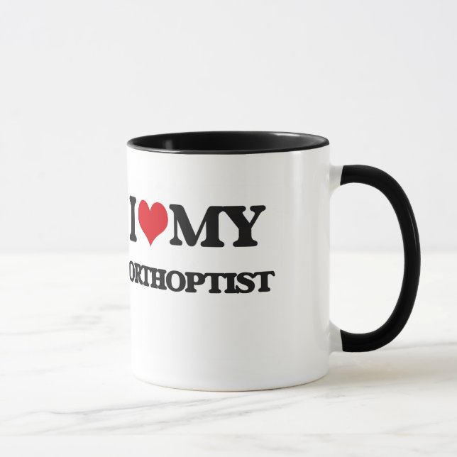 Taza Amo a mi Orthoptist (Derecha)