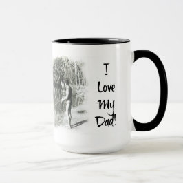 Taza ¡Amo a mi papá!