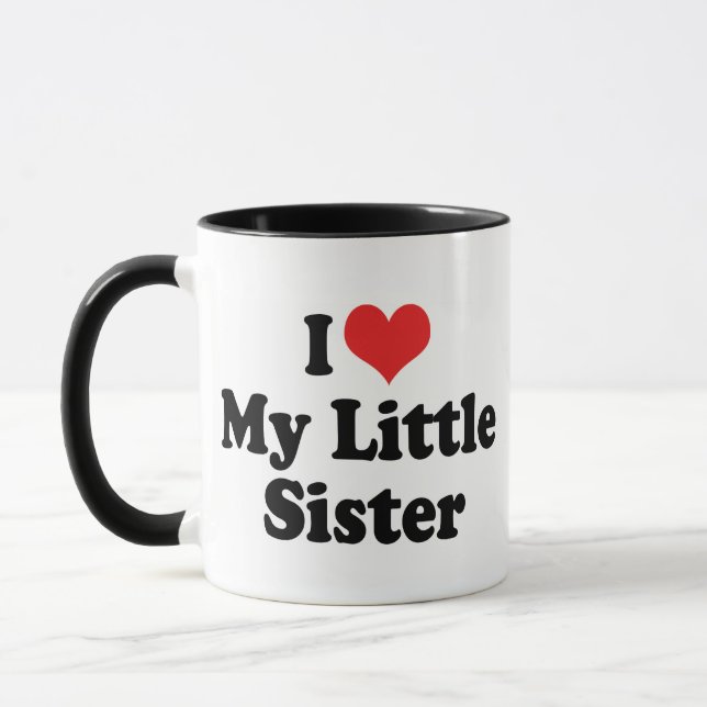 Taza Amo A Mi Pequeña Hermana (Izquierda)