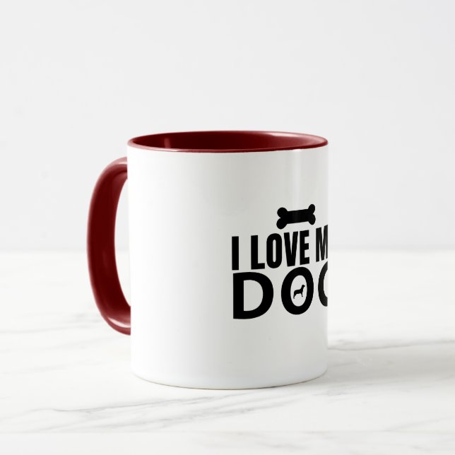 Taza Amo a mi perro (Anverso izquierdo)