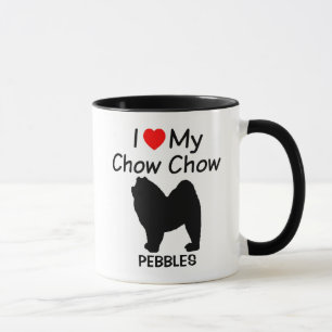 Taza Amo A Mi Perro Chow Chow