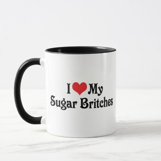 Taza Amo a mi Sugar Britches (Izquierda)