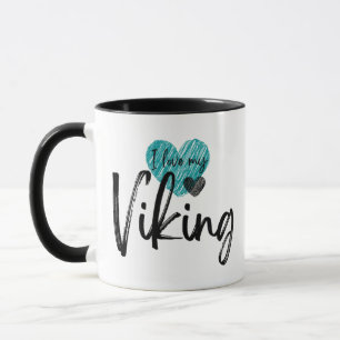 Taza Amo a mi Vikingo 