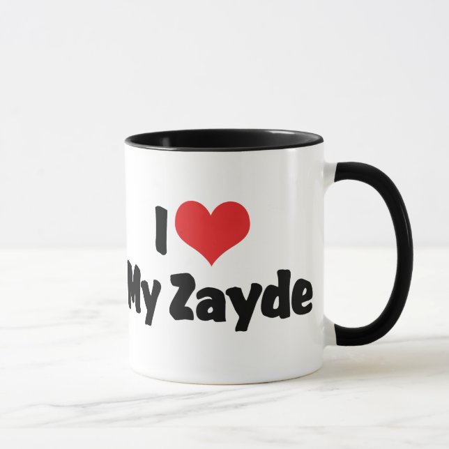 Taza Amo a mi Zayde (Derecha)