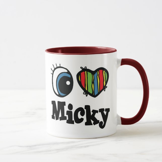 Taza Amo a Mickey (Derecha)
