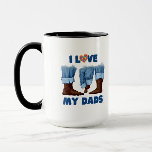 Taza Amo a mis dos hijas con orgullo (Izquierda)