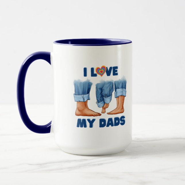 Taza Amo a mis dos hijas con orgullo (Izquierda)