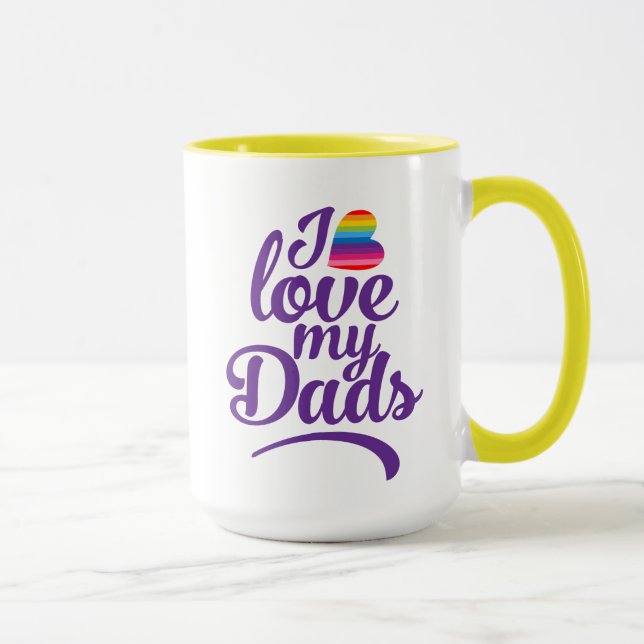 Taza Amo a mis hijas - Orgullo del Día del Padre LGBTQ (Derecha)