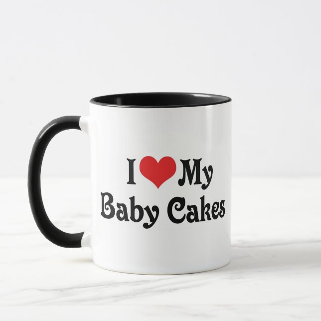 Taza Amo a mis pastelitos de bebé (Izquierda)