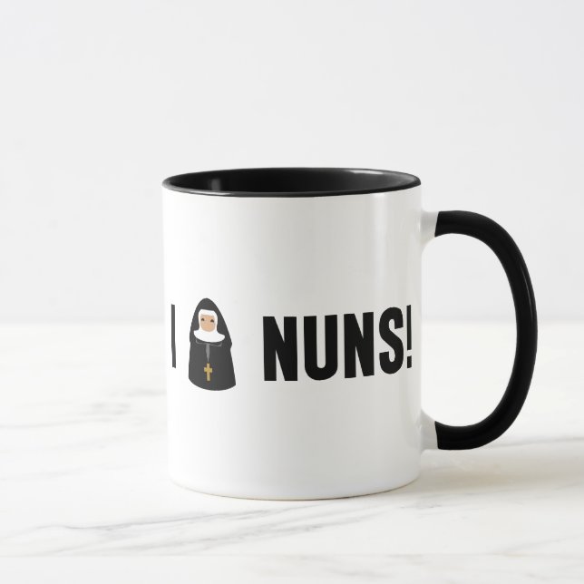 Taza Amo a monjas (Derecha)