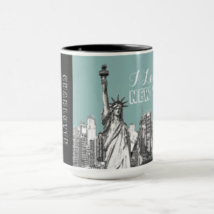 Taza Amo a New York Personalizado