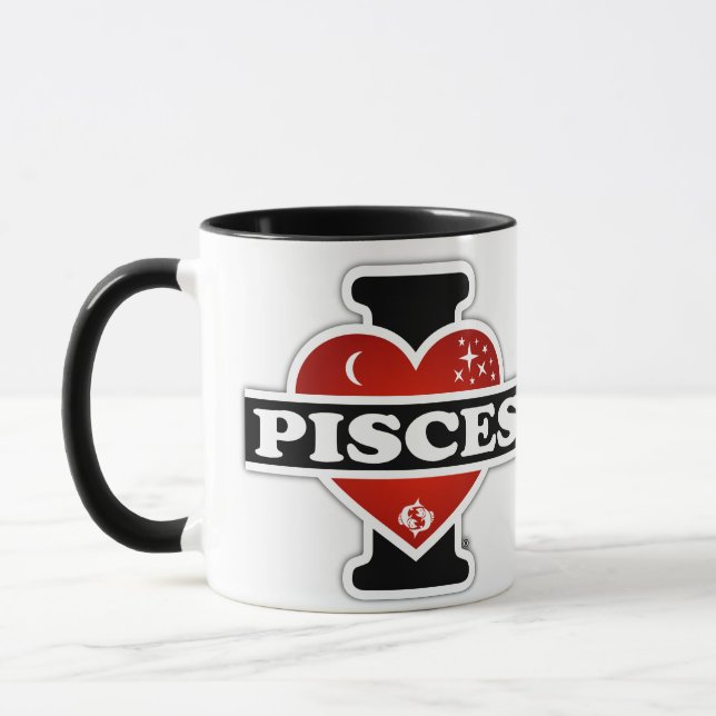 Taza Amo a Piscis (Izquierda)