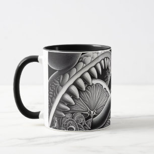 Taza Amo al Naranja del espacio