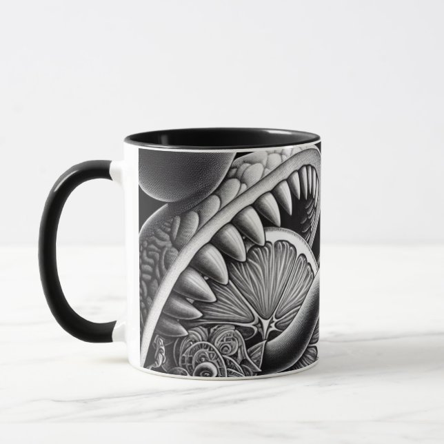 Taza Amo al Naranja del espacio (Izquierda)