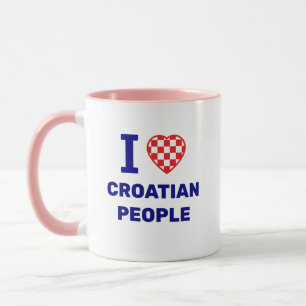 Taza Amo al pueblo croata