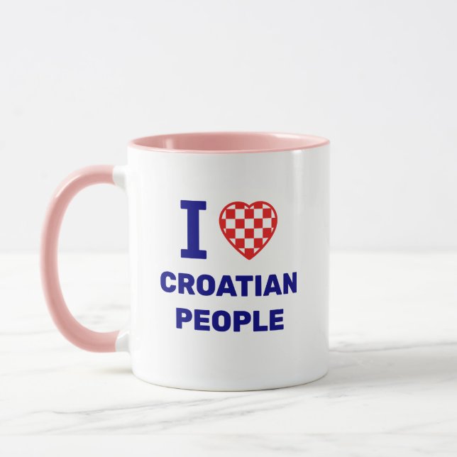Taza Amo al pueblo croata (Izquierda)