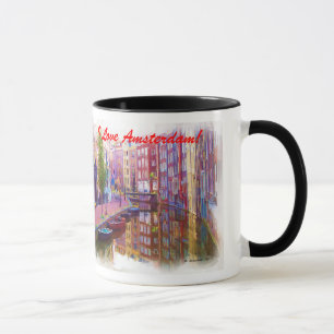 Taza ¡Amo Amsterdam!