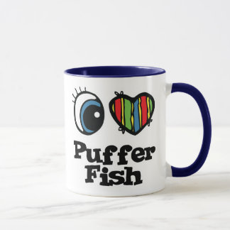 Taza Amo (Corazón) al Pez Globo