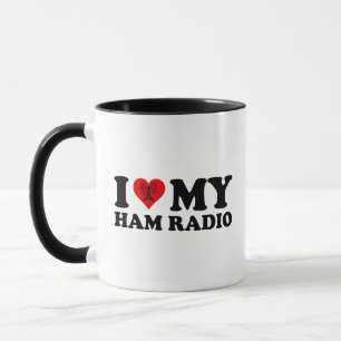 Taza Amo (Corazón) Mi Radio Ham
