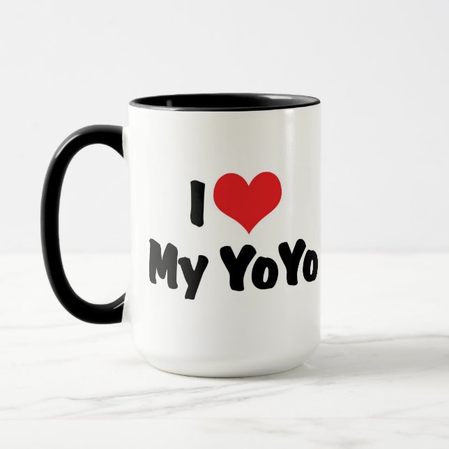 Taza Amo Corazón Mi YoYo (Izquierda)