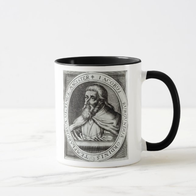 Taza Amo de Jacques de Molay de los caballeros Templars (Derecha)