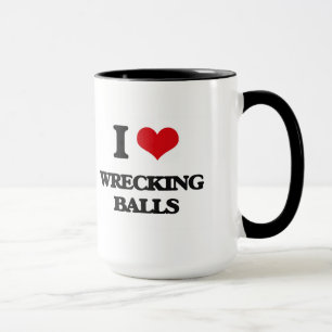 Taza Amo el arruinar de bolas
