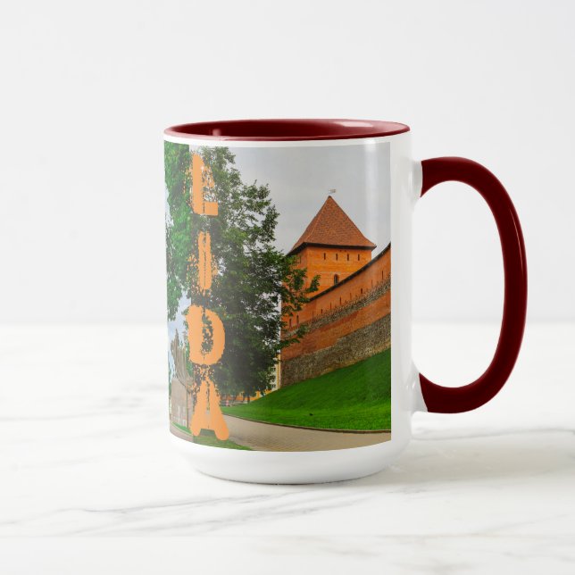 Taza Amo El Castillo De Arquitectura Bielorrusia De Lid (Derecha)