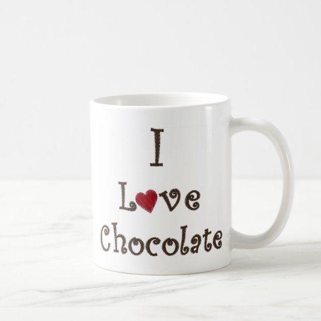Taza Amo el chocolate (Derecha)